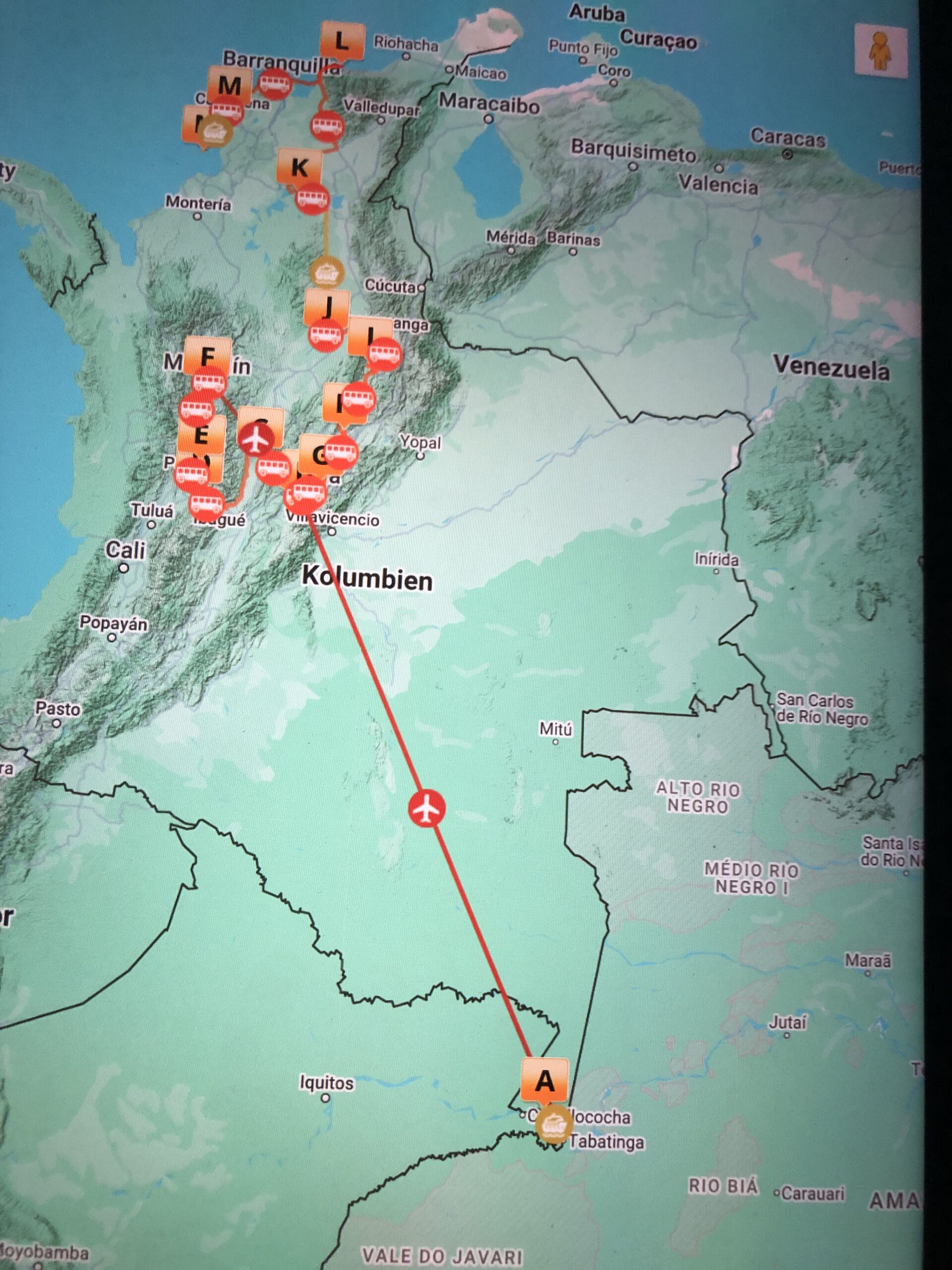Unsere Reise durch Kolumbien